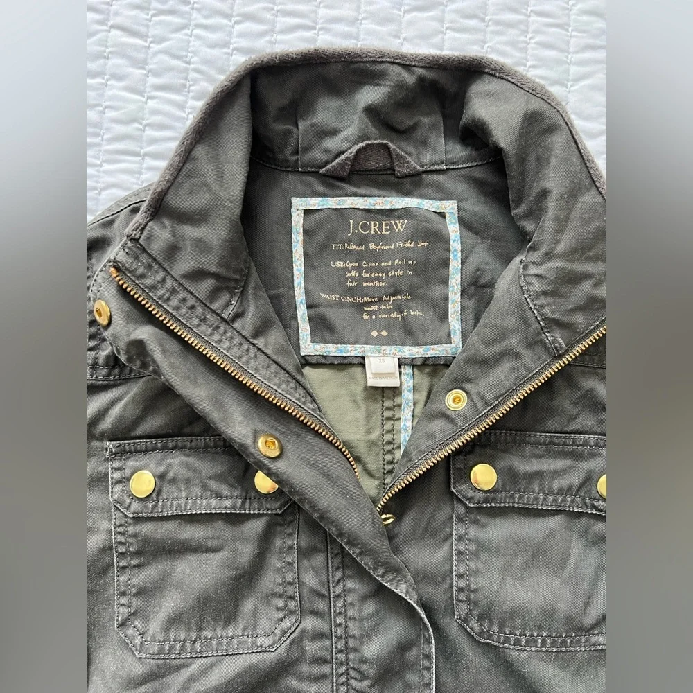 J. Crew  |  Resin-coated Field Jacket - Picture 5 of 8